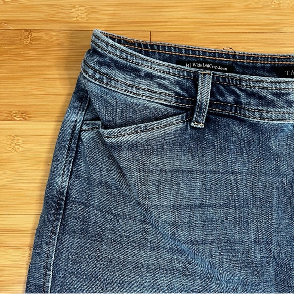 Talbots Wide Leg Crop Jean High Waisted New with Tags - Size 14 - Picture 10 of 13